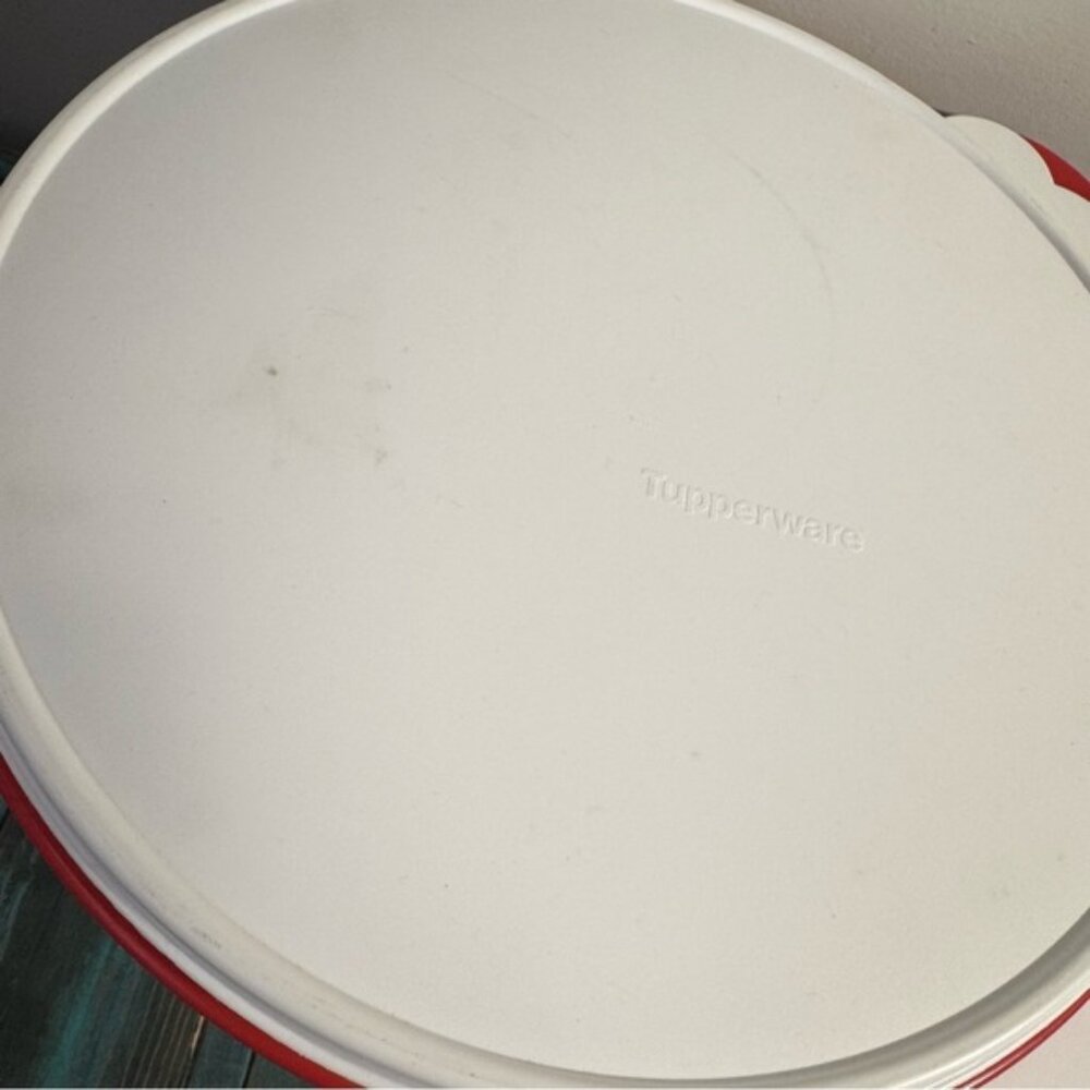 Tupperware 3 Pc Thatsa Bowl Set RED - Picture 3 of 8